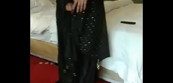  muslim rich lady riya black sari part 4